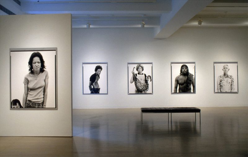 Richard Avedon - Installation view, In the American West, 1979-1984, Pace Gallery, Nov 21, 1985–Jan 11, 1986