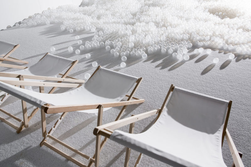 Snarkitecture - The Beach, installation view, National Building Museum, Washington, DC, 2015
