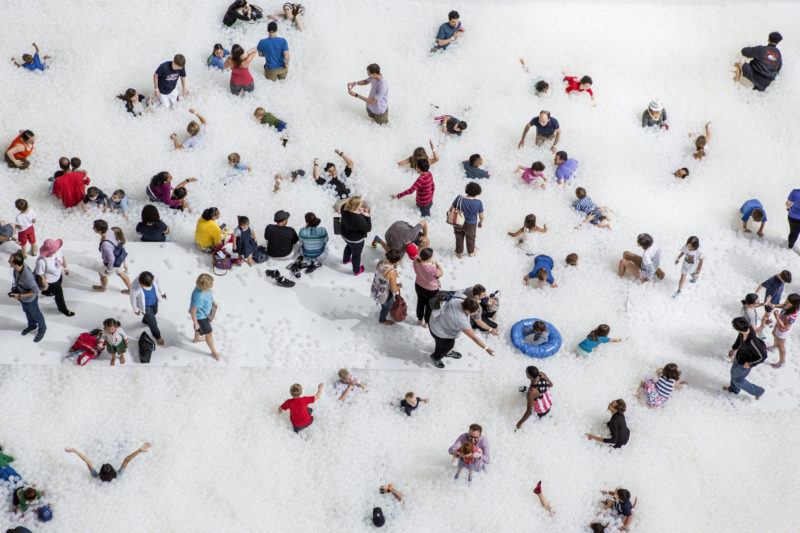 Snarkitecture - The Beach, installation view, National Building Museum, Washington, DC, 2015