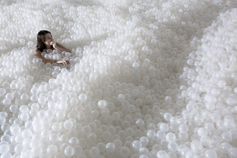 Snarkitecture - The Beach, installation view, National Building Museum, Washington, DC, 2015
