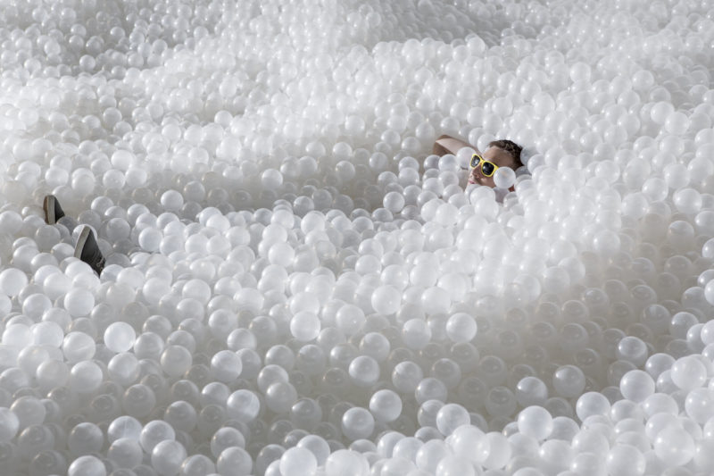 Snarkitecture - The Beach, installation view, National Building Museum, Washington, DC, 2015