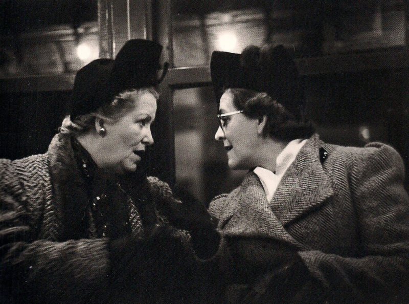 Walker Evans – Subway Passengers, New York City - Two Women in Conversation, January 27, 1941, from Many Are Called