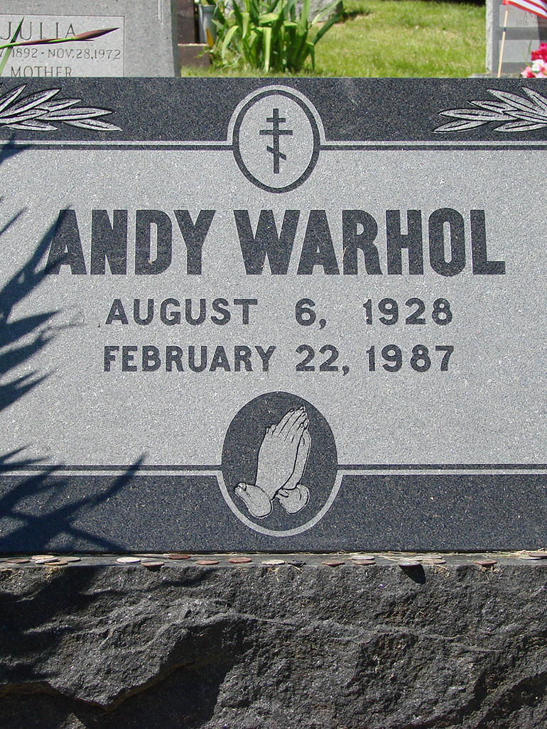 Why did Andy Warhol die?