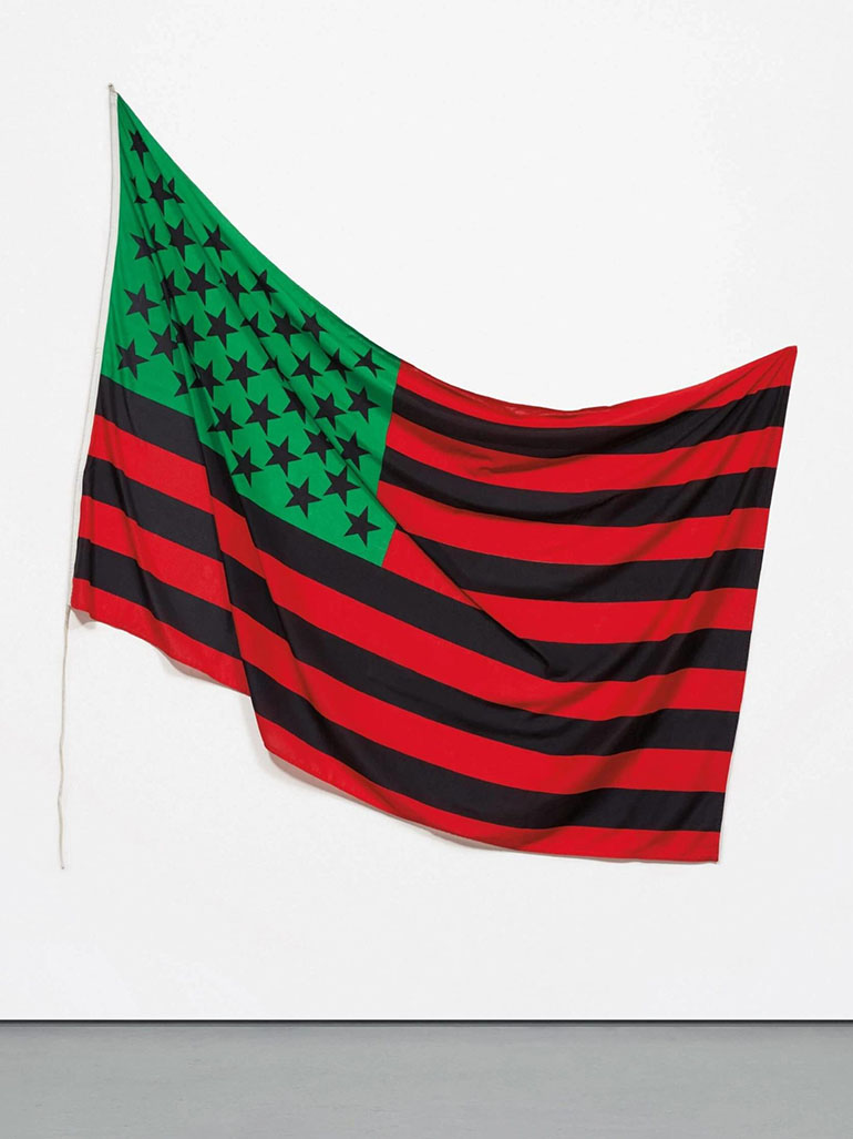 Why did David Hammons create the African-American Flag?