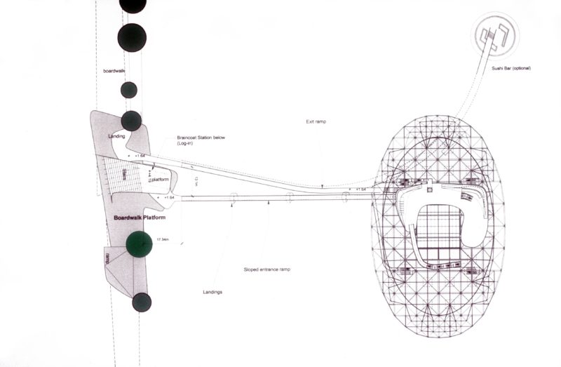 Diller Scofidio + Renfro - Blur Building, drawing