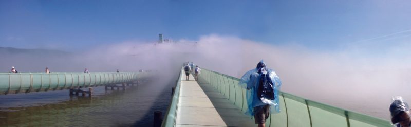 Diller Scofidio + Renfro - Blur Building, view on ramp, Exposition Pavilion, Swiss Expo, Yverdon-Les-Bains, 2002