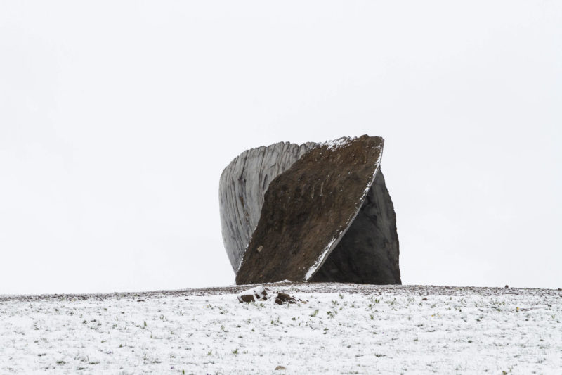 Ensamble Studio - Inverted Portal, Structures of Landscape, Tippet Rise Art Center, Fishtail, Montana, 2015
