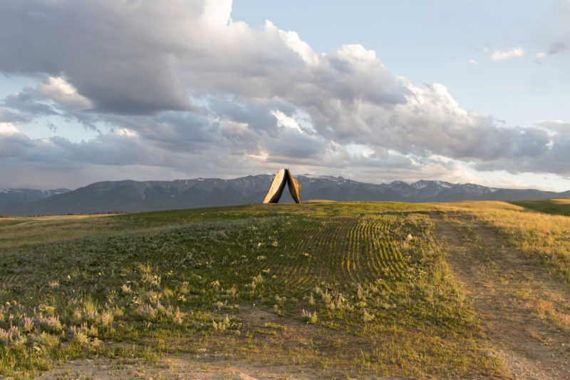 Ensamble Studio - Inverted Portal, Structures of Landscape, Tippet Rise Art Center, Fishtail, Montana, 2015