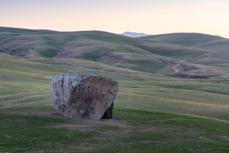 Ensamble Studio - Inverted Portal, Structures of Landscape, Tippet Rise Art Center, Fishtail, Montana, 2015