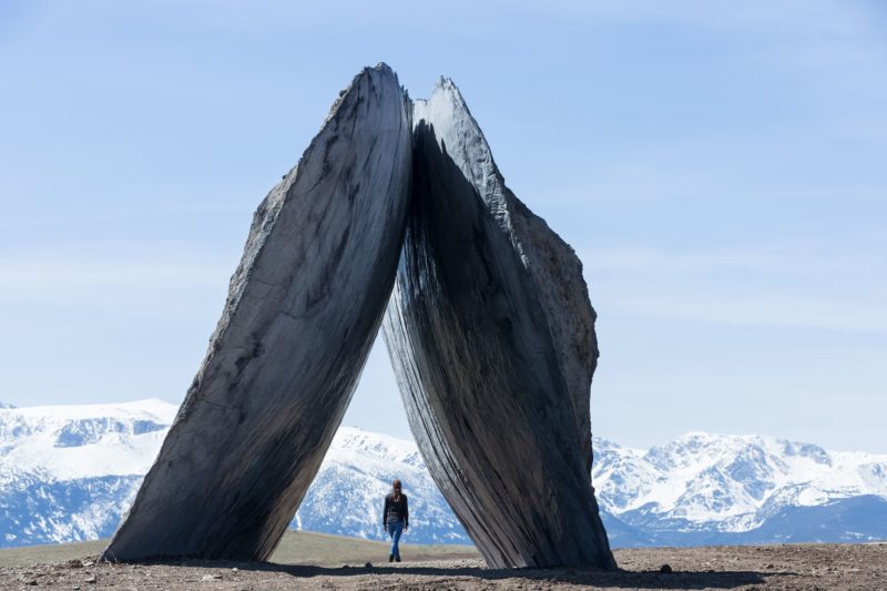 Ensamble Studio - Inverted Portal, Structures of Landscape, Tippet Rise Art Center, Fishtail, Montana, 2015, Iwan Baan