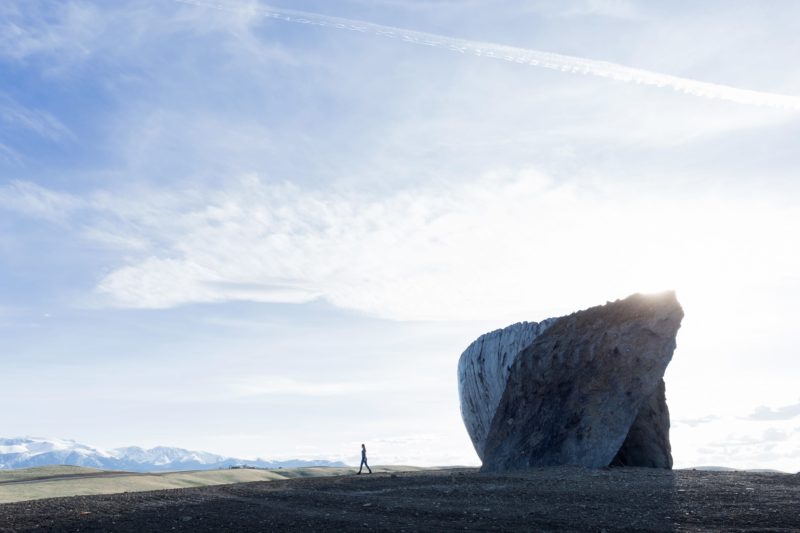 Ensamble Studio - Inverted Portal, Structures of Landscape, Tippet Rise Art Center, Fishtail, Montana, 2015