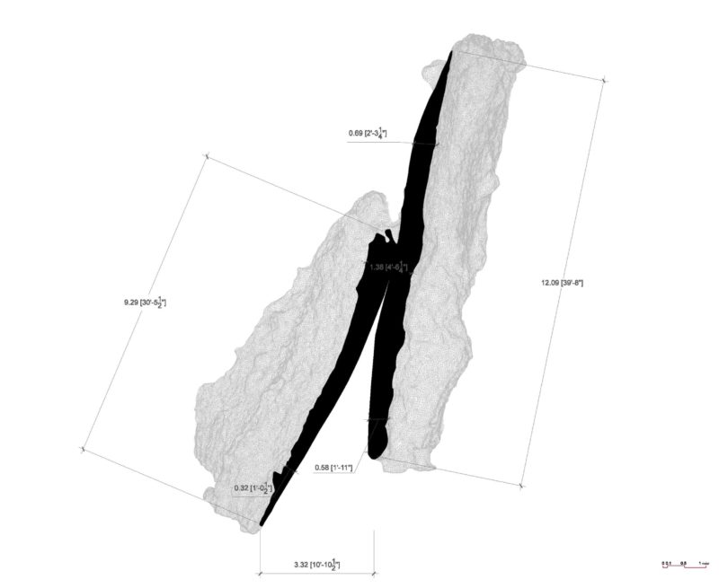 Ensamble Studio - Inverted Portal, Structures of Landscape, Tippet Rise Art Center, Fishtail, Montana, 2015, plan