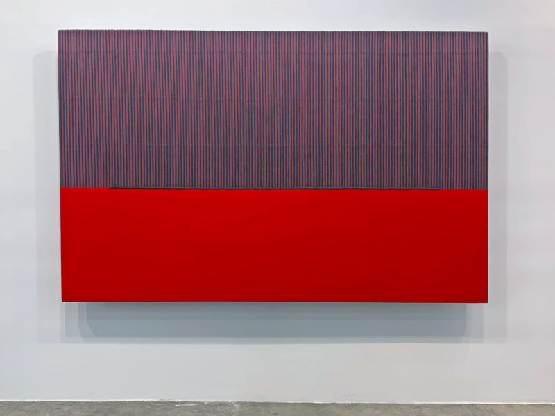 Park Seo-Bo - Ecriture No. 080704, 2008, mixed media with Korean hanji paper on canvas, 165 x 260 cm, Kukje Gallery