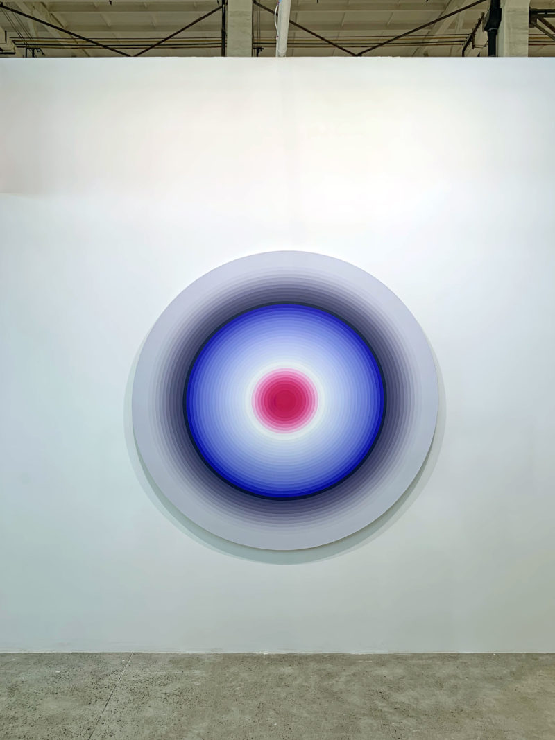 Yan Lei - Untitled, 2019, diameter 180 cm, acrylic on canvas, Boers-Li Gallery