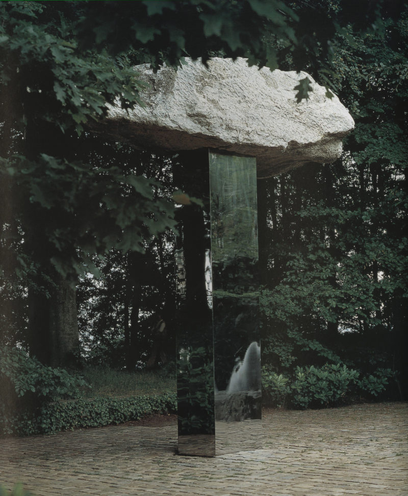 Nobuo Sekine – Phase of Nothingness, 1969-1970, installation view, Japanese Pavilion at 35th Venice Biennale, Venice, 1970