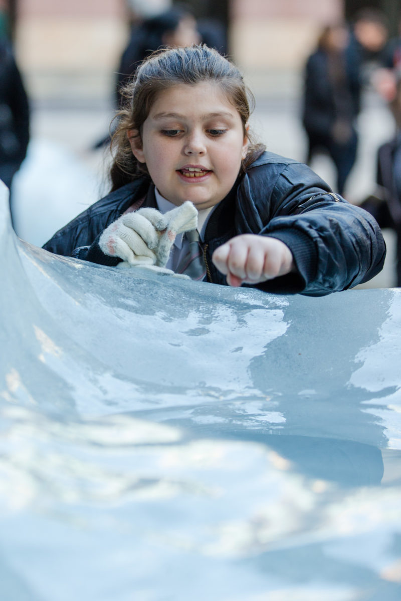 Olafur Eliasson - Ice Watch, 2018, Bankside, outside Bloomberg’s European headquarters, London