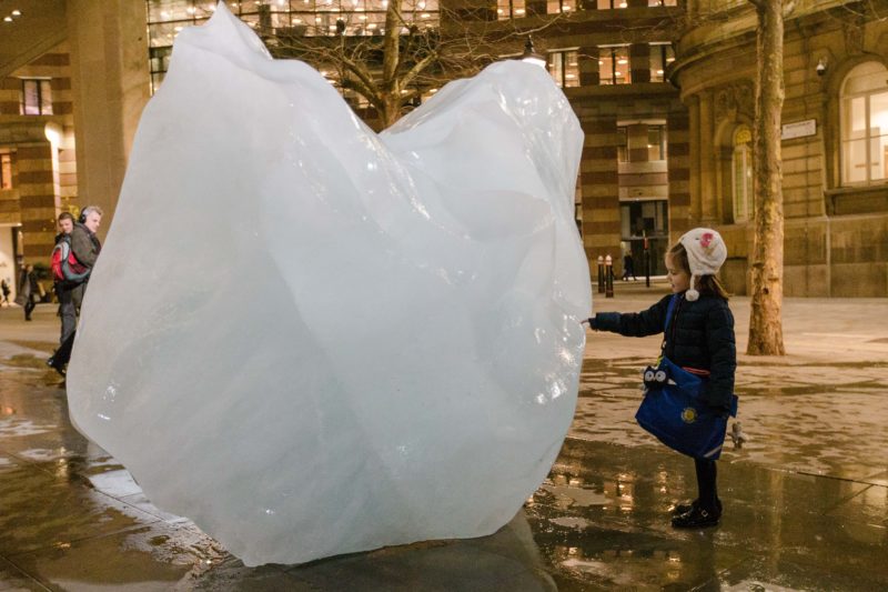 Olafur Eliasson - Ice Watch, 2018, Bankside, outside Bloomberg’s European headquarters, London