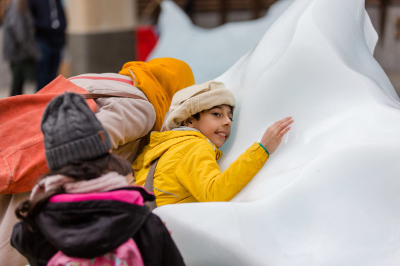 Olafur Eliasson - Ice Watch, 2018, Bankside, outside Bloomberg’s European headquarters, London