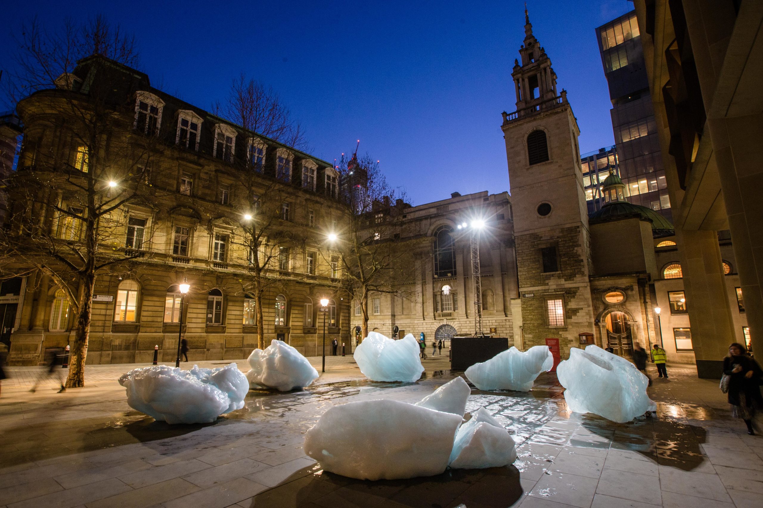 Olafur Eliasson s Ice Watch Was Slowly Disappearing Olafur Eliasson s Ice Watch Was Slowly Disappearing