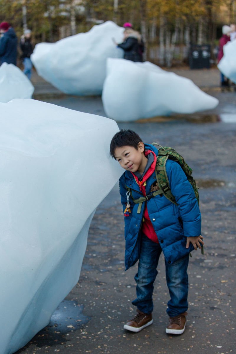 Olafur Eliasson - Ice Watch, 2018, Bankside, outside Tate Modern, London