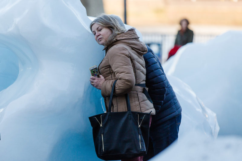 Olafur Eliasson - Ice Watch, 2018, Bankside, outside Tate Modern, London