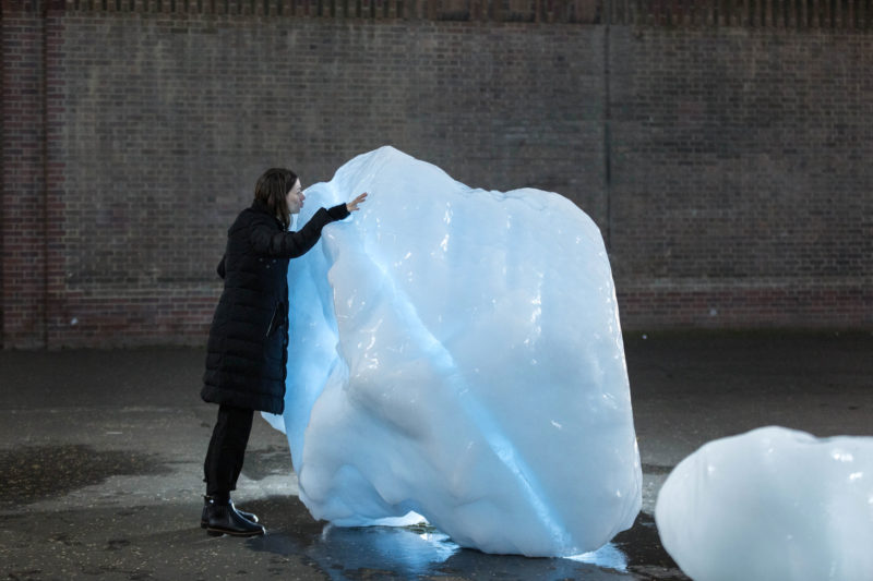 Olafur Eliasson - Ice Watch, 2018, Bankside, outside Tate Modern, London