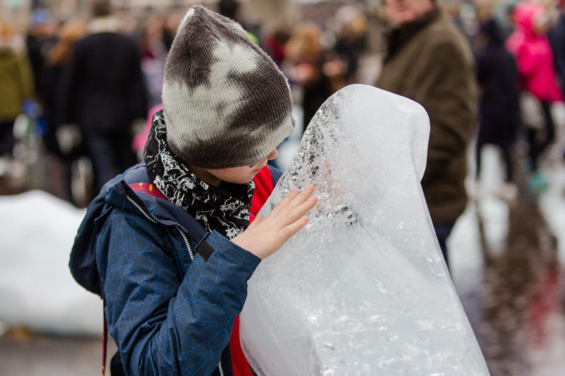 Olafur Eliasson - Ice Watch, 2018, Bankside, outside Tate Modern, London