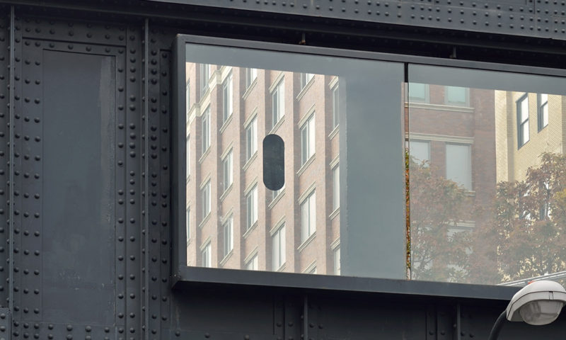 Richard Artschwager - blp, installation view, High Line, New York, October 2012 - February 2013