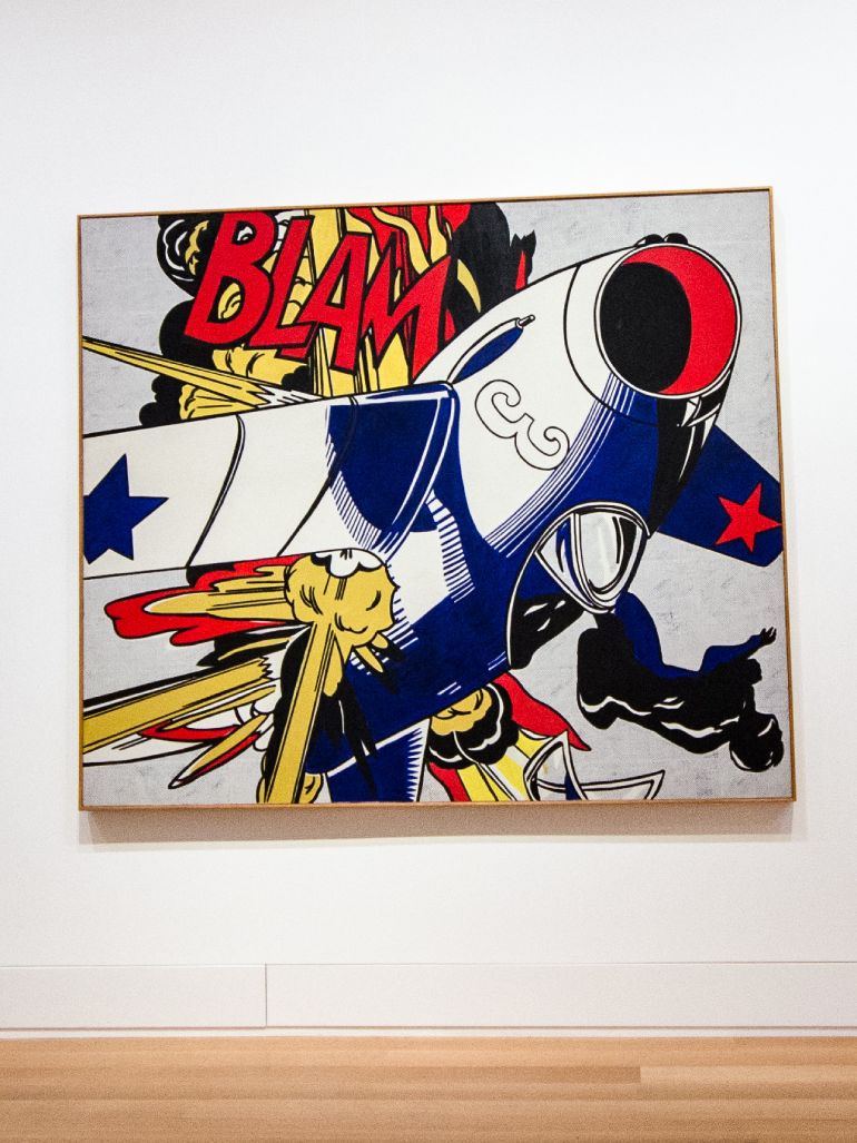 Blam! This is Roy Lichtenstein's pop art painting