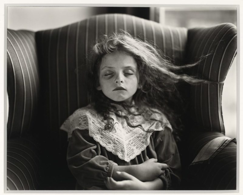 Sally Mann - Black Eye, photographic negative 1991, printed 1992, from Immediate Family