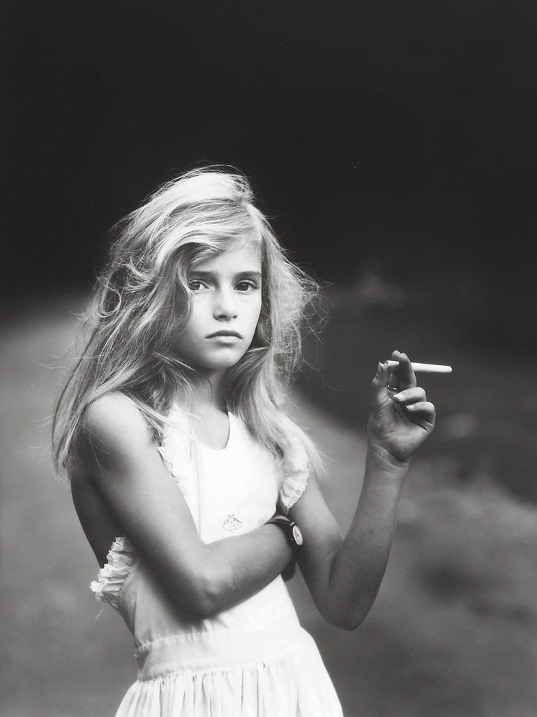 Sally Mann – Candy Cigarette, 1989, from Immediate Family