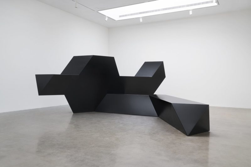 Tony Smith - Source, 1967, steel, painted black, 9' 5-1:2 × 25' 1:4 × 24' 5-3:8 (288.3 cm × 762.6 cm × 745.2 cm), overall, Edition of 3 + 1 AP