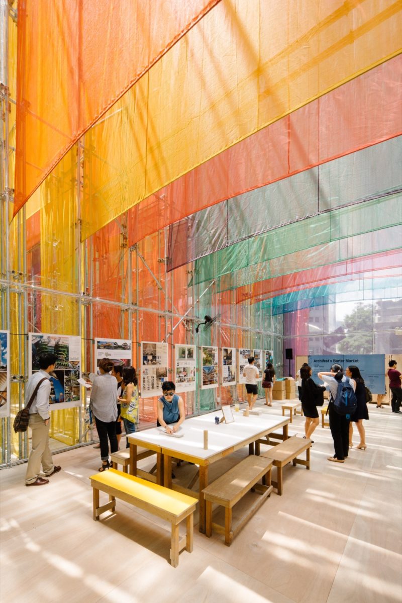 DP Architects - Archifest 2016 Pavilion, Raffles Place Park, Singapore