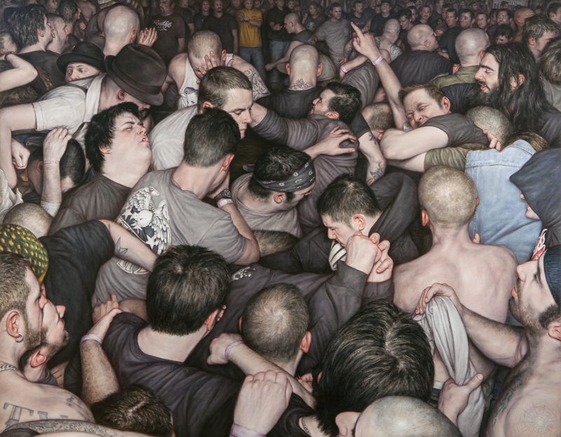 Dan Witz - Free For All, 2014, 42 x 54 in