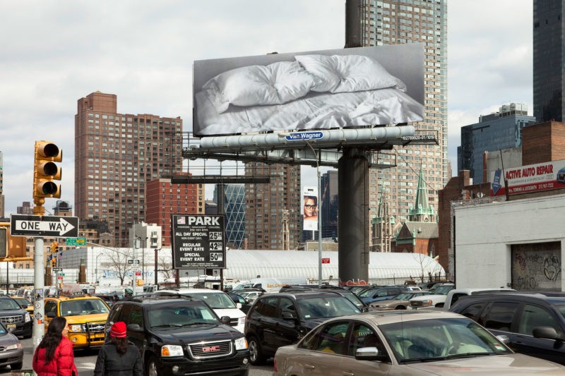 Felix Gonzalez-Torres - Untitled, 1991, installation view at 11th Avenue and 38th Street, Manhattan (February 20–March 18, 2012)