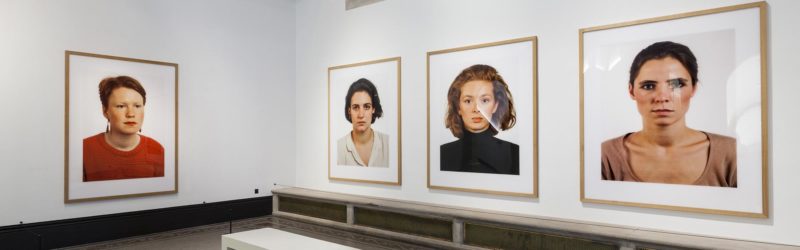 Installation view, Thomas Ruff Portraits, National Portrait Gallery, 27 September 2017 - 21 January 2018
