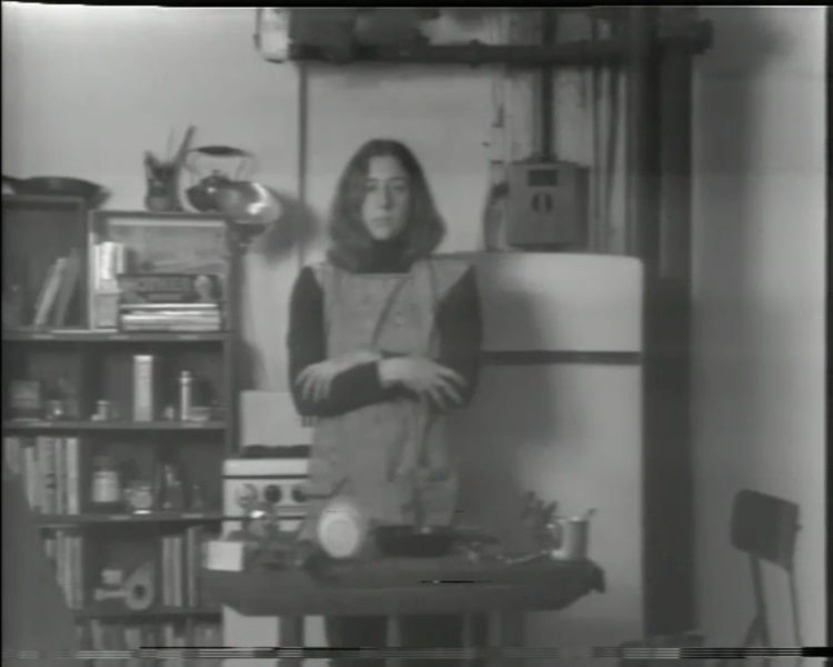 Martha Rosler Invented The Semiotics Of The Kitchen   Martha Rosler Semiotics Of The Kitchen 1975 Video Still. 1 3 750x600 