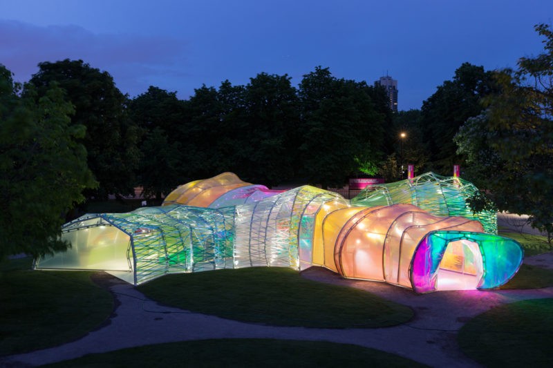 SelgasCano - Serpentine Gallery Pavilion, London, 2015, 4.6 x 27m