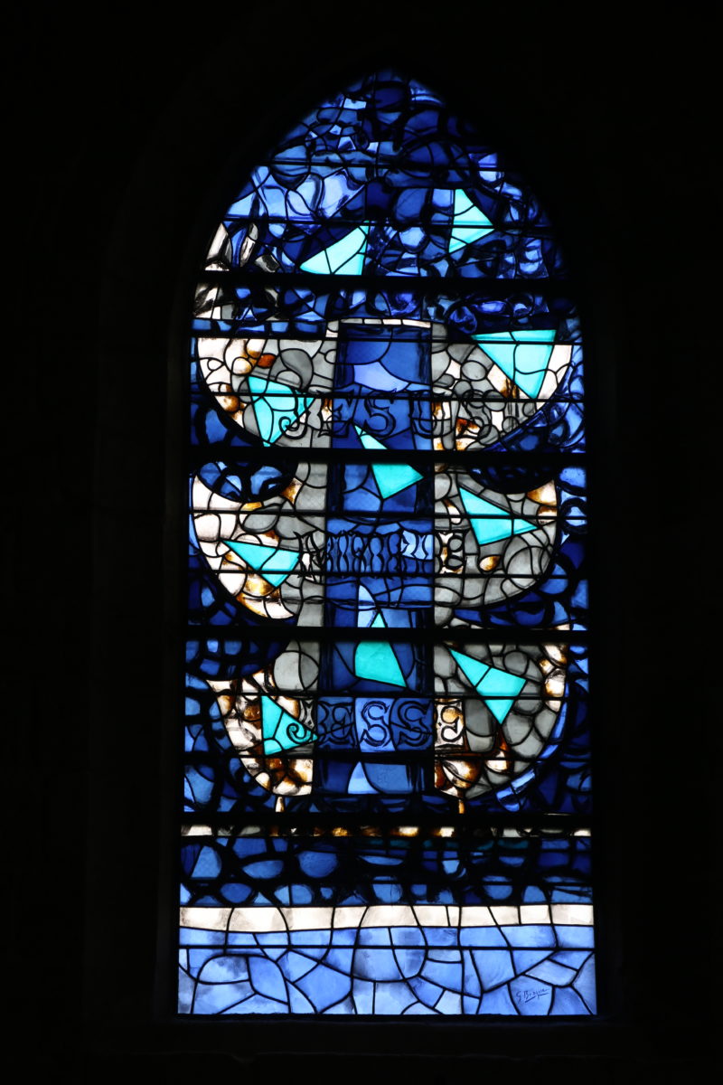 Georges Braque - Stained glass window, Church of Saint Valery, Normandy, France