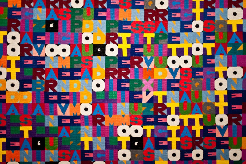 Installation view, Alighiero Boetti: Game Plan, Tate London, 2012