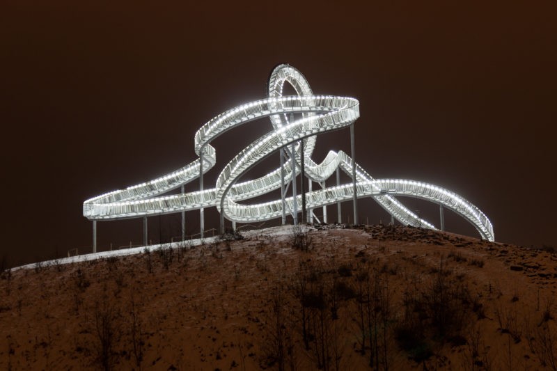 Heike Mutter & Ulrich Gent - Tiger & Turtle – Magic Mountain, 2009-2011, walkable outdoor sculpture, zinc-plated steel, grates, 20,6 x 48,2 x 34,4m, length of the track 220m