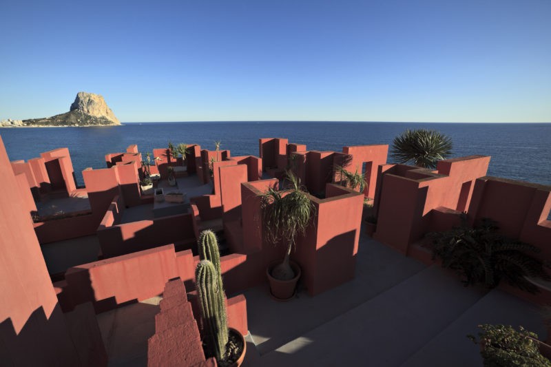 Ricardo Bofill – La Muralla Roja, 1973, Calpe, Alicante, Spain - Top View