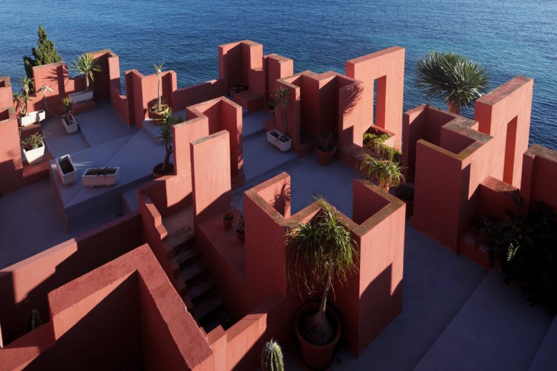 Ricardo Bofill – La Muralla Roja, 1973, Calpe, Alicante, Spain - Top View