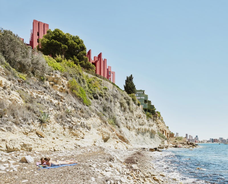 Ricardo Bofill – La Muralla Roja, 1973, Calpe, Alicante, Spain - View from the sea