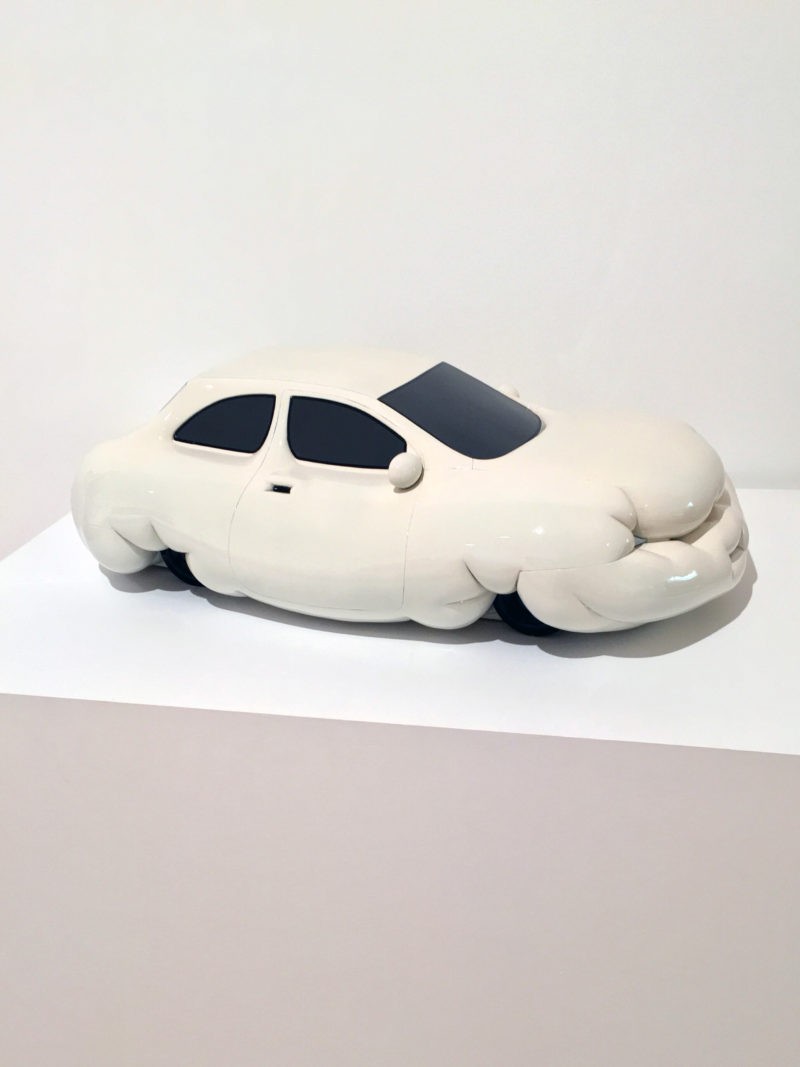 Erwin Wurm - Fat Car, 2001, installation view, Palm Springs Art Museum