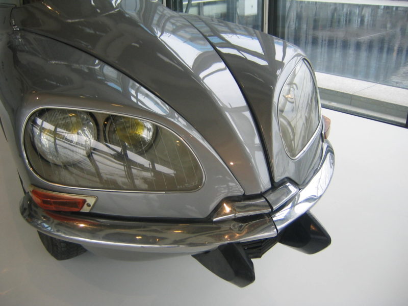 Gabriel Orozco - La DS, 1993, modified Citroën DS, 140 x 482.5 x 115 cm, installation view, Centre Pompidou, 2007