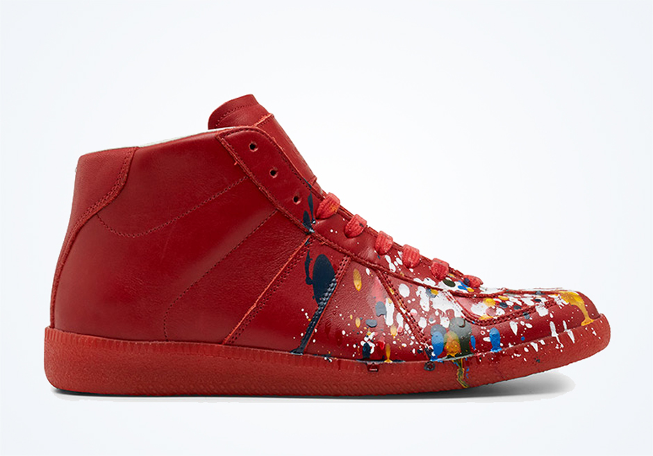 Maison Martin Margiela 2012 Pre-Fall Paint Splatter Replica Sneakers