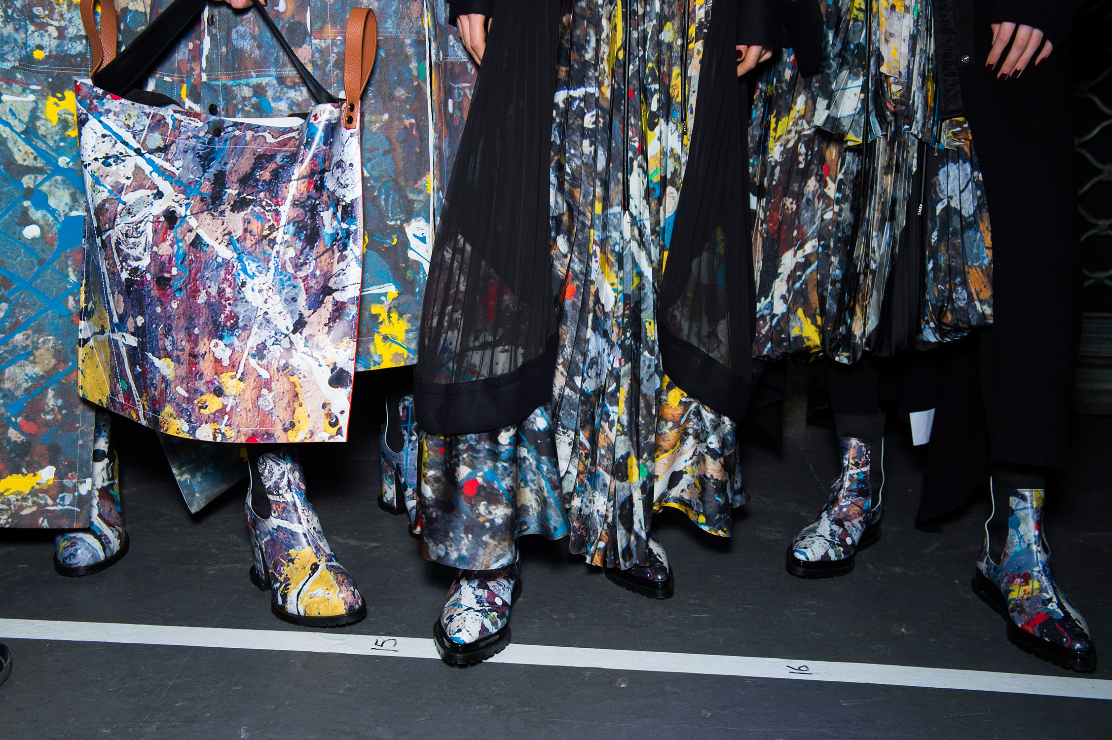 sacai x Jackson Pollock Studios