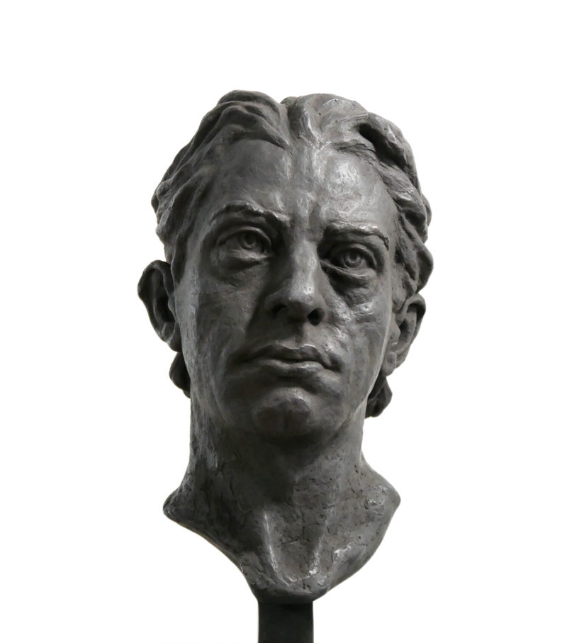 Dr. Gindi - The Plague, 2020, bronze, 38 x 17 x 18 cm