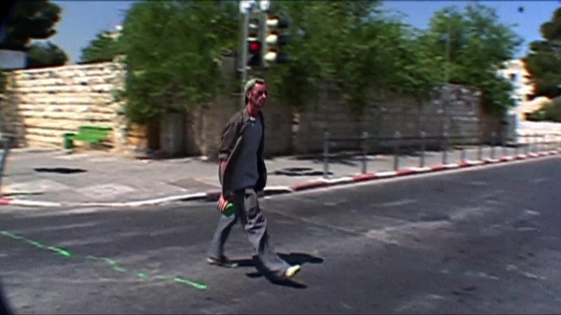 Francis Alÿs - The Green Line, 2004, Jerusalem, Israel